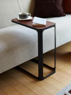 Bijzettafel Frame met houten plaat^Yamazaki Online