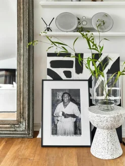 Bijzettafel Lars met terrazzo-patroon^HKLIVING Fashion