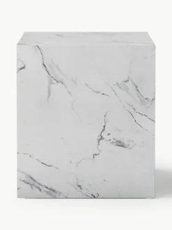 Bijzettafel Lesley met marmerlook^Westwing Collection Best