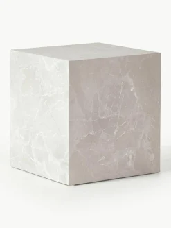 Bijzettafel Lesley met travertijn look^Westwing Collection Online
