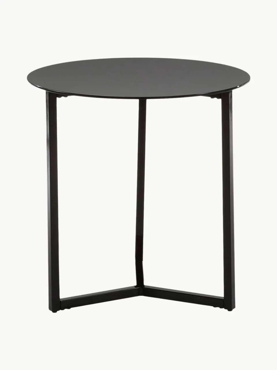 Bijzettafel Raeam met glazen tafelblad^Westwing Discount