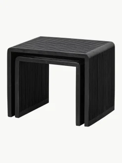 Bijzettafel Willa van teakhout, 2-delig^Westwing Online