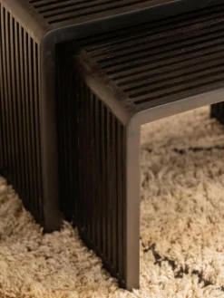 Bijzettafel Willa van teakhout, 2-delig^Westwing Online