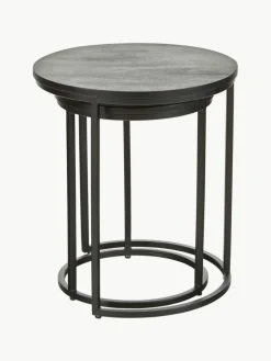 Bijzettafels Andrew van mangohout, set van 2^Westwing Collection New