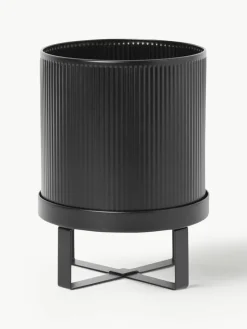 Bloempot Bau met gegroefd oppervlak, H 24 cm^ferm LIVING Outlet