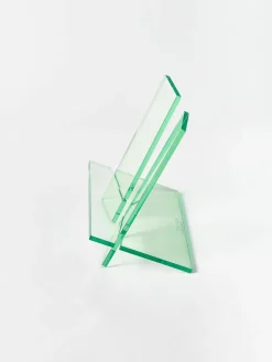 Boekenstandaard Crystal, B 27 x H 25 cm^Westwing Fashion