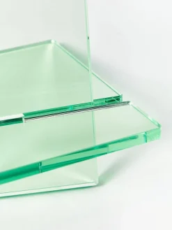 Boekenstandaard Crystal, B 27 x H 25 cm^Westwing Fashion