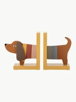 Boekensteun Charlie van hout, 2-delig^Bloomingville Mini Best
