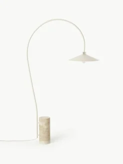 Booglamp Cora met travertijn voet^Westwing Collection Sale
