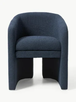 Bouclé armstoel Mairo^Westwing Collection Hot