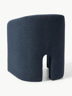Bouclé armstoel Mairo^Westwing Collection Hot