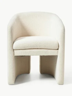 Bouclé armstoel Mairo^Westwing Collection Best