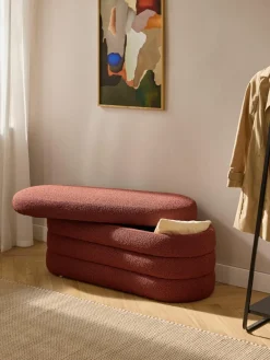 Bouclé bank Alto met opbergruimte^Westwing Collection Best