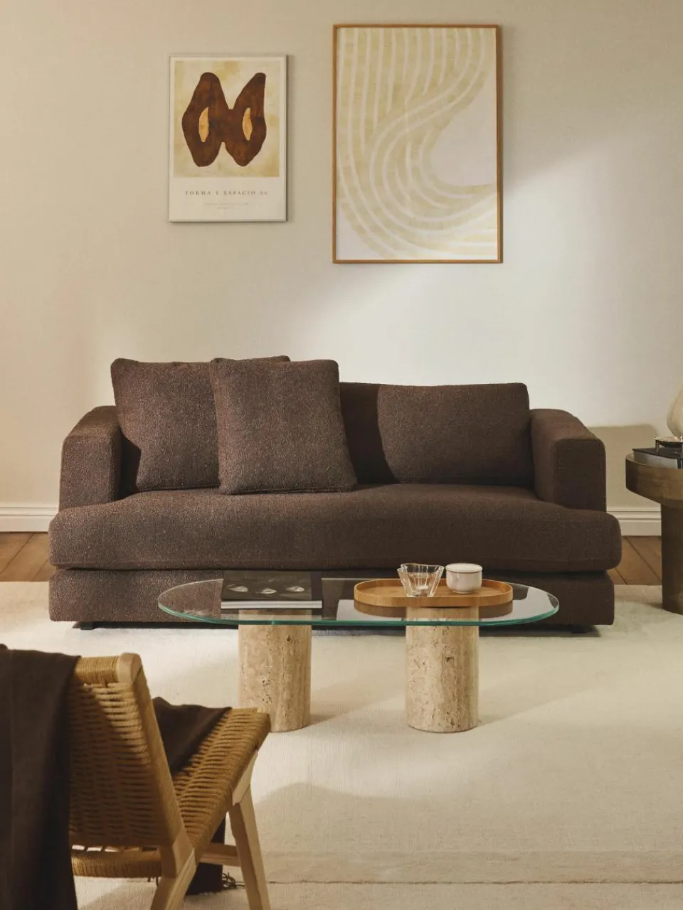 Bouclé bank Tribeca (2-zits)^Westwing Collection Online