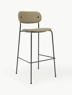 Bouclé barkruk Co met metalen frame^Audo Copenhagen Discount