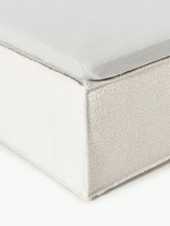 Bouclé boxspring bed Lennon^Westwing Collection Sale
