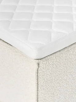Bouclé boxspring bed Lennon^Westwing Collection Sale