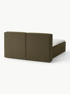 Bouclé boxspring bed Lennon^Westwing Collection Outlet