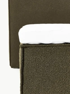 Bouclé boxspring bed Lennon^Westwing Collection Outlet