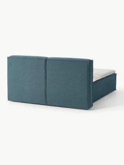 Bouclé boxspring bed Lennon^Westwing Collection Clearance
