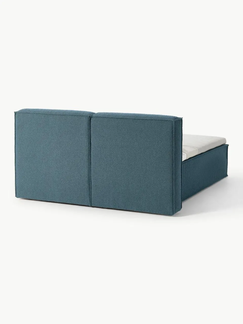 Bouclé boxspring bed Lennon^Westwing Collection Clearance