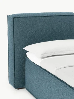 Bouclé boxspring bed Lennon^Westwing Collection Clearance
