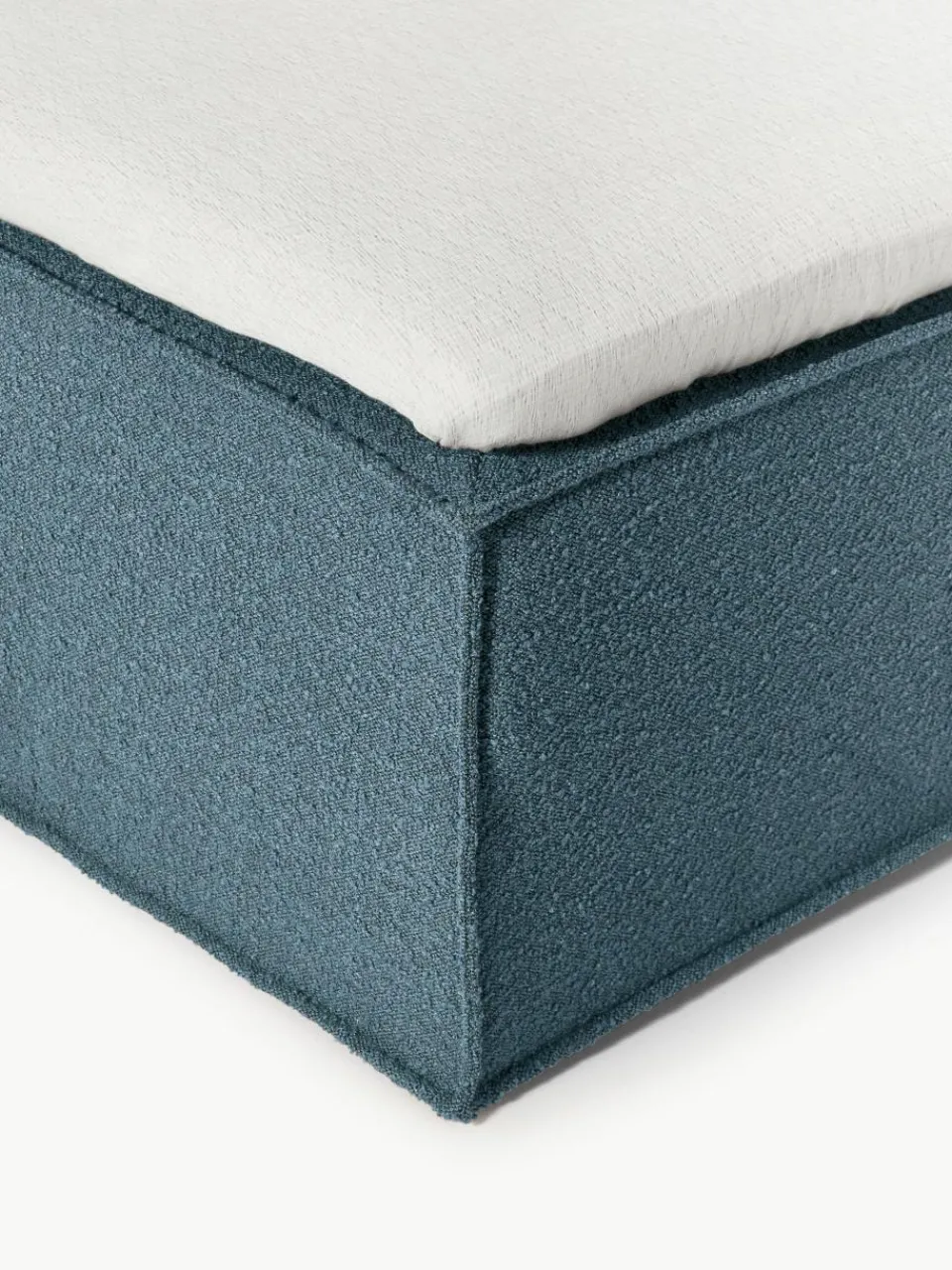 Bouclé boxspring bed Lennon^Westwing Collection Clearance