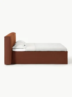 Bouclé boxspring bed Lennon^Westwing Collection Sale