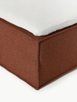 Bouclé boxspring bed Lennon^Westwing Collection Sale