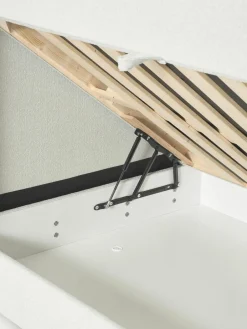 Bouclé boxspring bed Perla met opbergruimte^Westwing Collection Discount