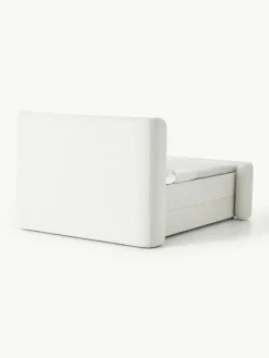 Bouclé boxspring bed Perla met opbergruimte^Westwing Collection Discount