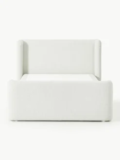 Bouclé boxspring bed Perla met opbergruimte^Westwing Collection Discount