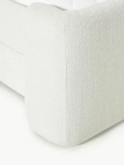 Bouclé boxspring bed Perla met opbergruimte^Westwing Collection Discount