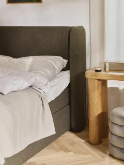 Bouclé boxspring bed Perla^Westwing Collection Clearance