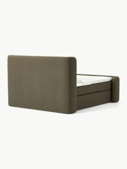 Bouclé boxspring bed Perla^Westwing Collection Clearance