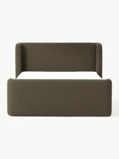 Bouclé boxspring bed Perla^Westwing Collection Clearance