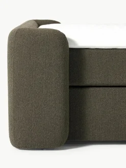 Bouclé boxspring bed Perla^Westwing Collection Clearance