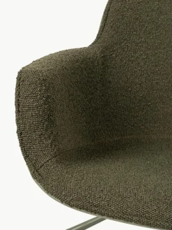 Bouclé bureaustoel Albert, in hoogte verstelbaar^Zuiver Fashion