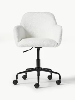 Bouclé bureaustoel Lucie^Westwing Collection Clearance