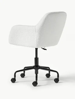 Bouclé bureaustoel Lucie^Westwing Collection Clearance