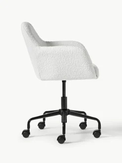 Bouclé bureaustoel Lucie^Westwing Collection Clearance