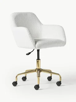 Bouclé bureaustoel Lucie^Westwing Collection Sale