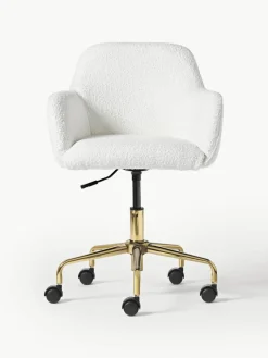 Bouclé bureaustoel Lucie^Westwing Collection Sale