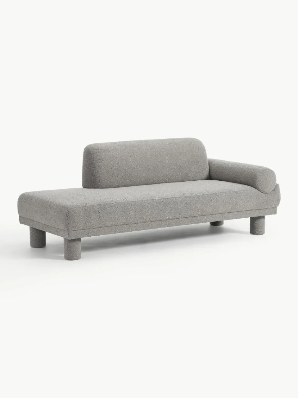 Bouclé chaise longue Lilo^Westwing Collection Online