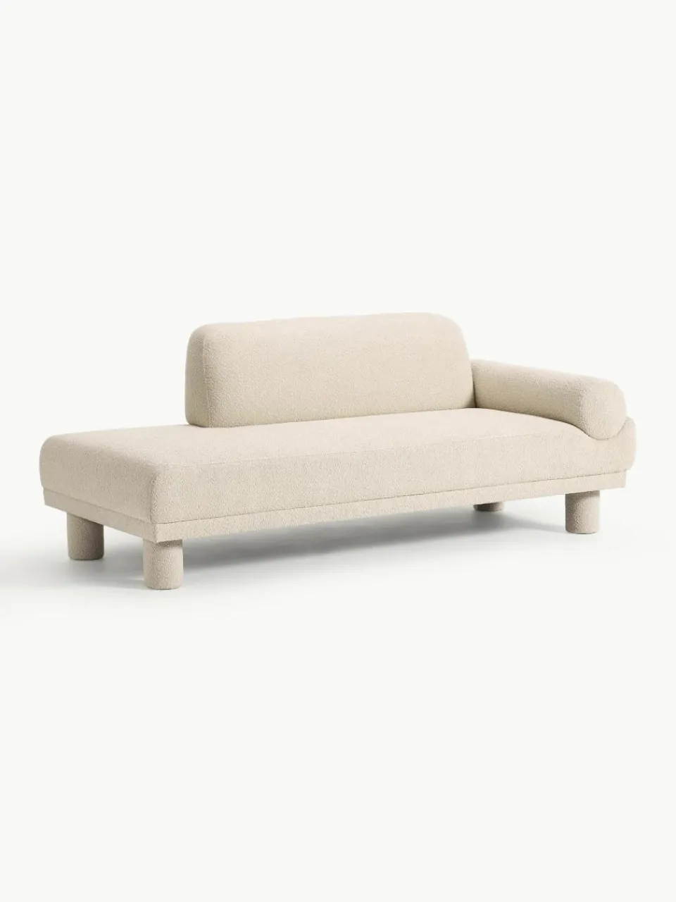 Bouclé chaise longue Lilo^Westwing Collection Best