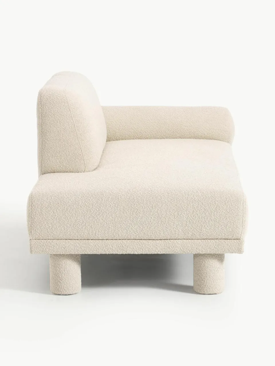 Bouclé chaise longue Lilo^Westwing Collection Best