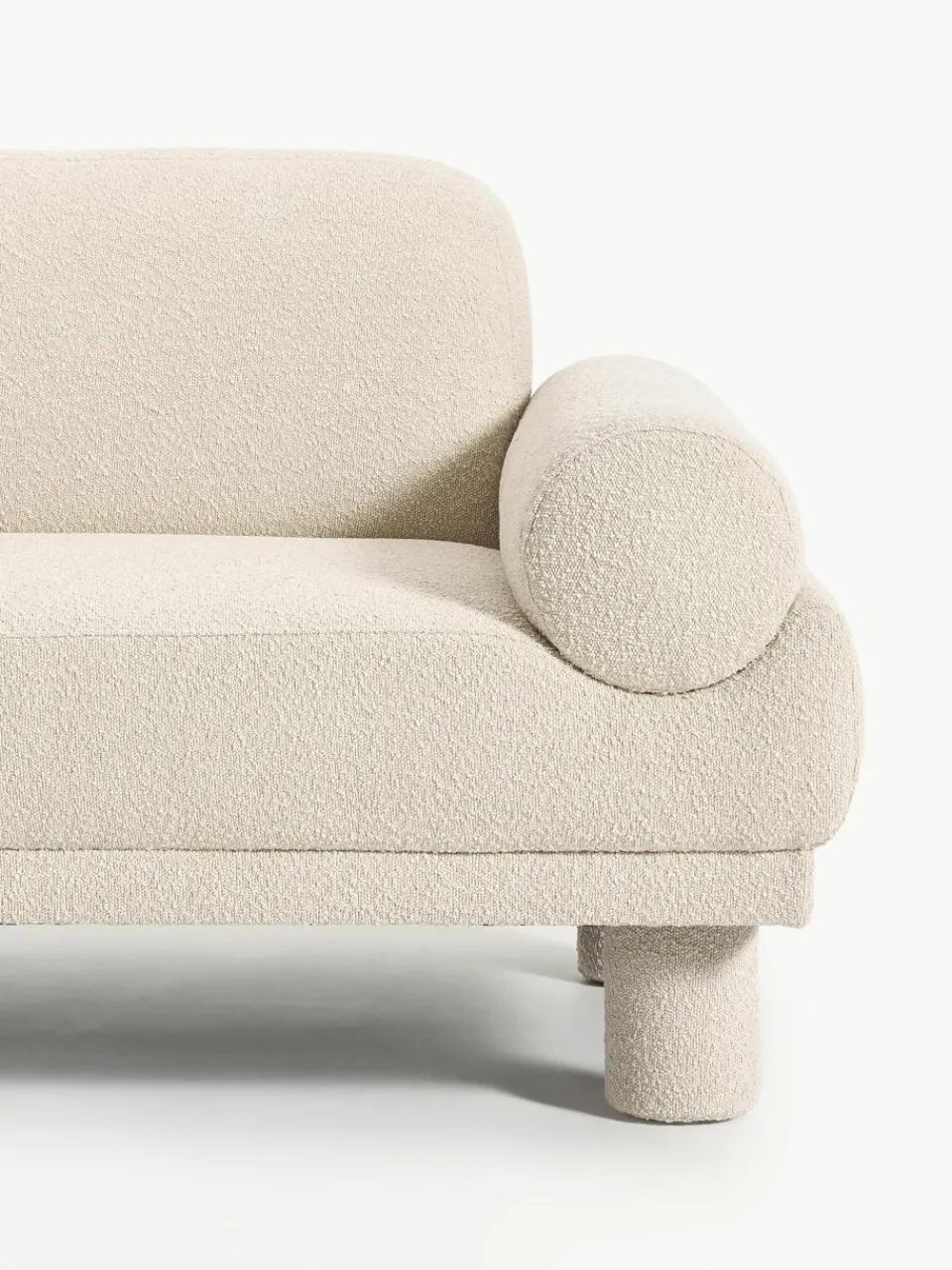 Bouclé chaise longue Lilo^Westwing Collection Best