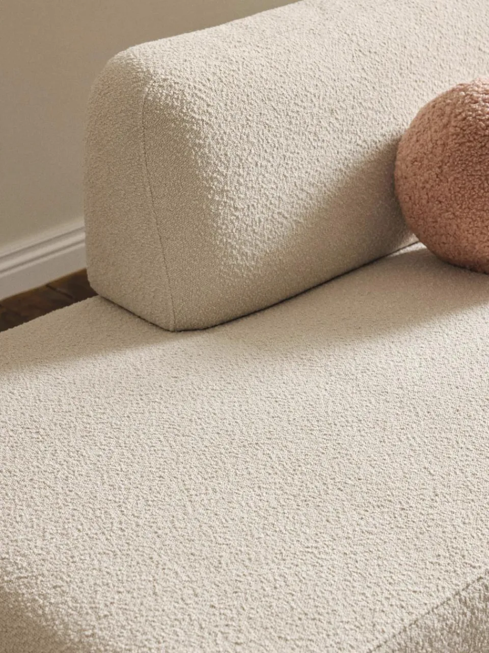 Bouclé chaise longue Lilo^Westwing Collection Best