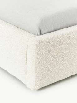 Bouclé eenpersoonsbed Cloud met opbergruimte^Westwing Collection Sale