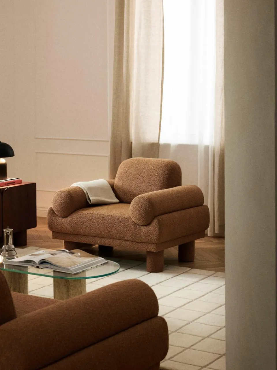Bouclé fauteuil Lilo^Westwing Collection Online